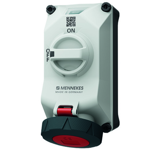 Mennekes Wandsteckdose DUOi R 32A5P6h 400V IP69 5714506H