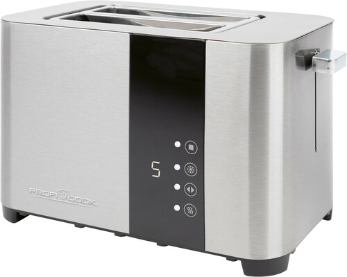 PROFI COOK Toaster 2 Scheiben,Sensor T PC-TA 1250 inox