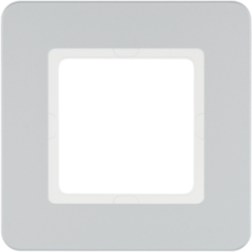 Berker Rahmen 1-fach alu/samt/lack 10116184