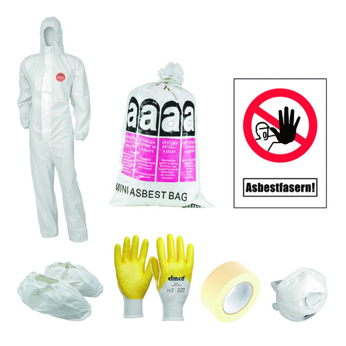 Cimco Werkzeuge Asbest Tages-Set easy XL 15tlg. Warnaufkleber 145081 Cimco Werkzeuge Asbest Tages-Set easy XL 15tlg. Warnaufkleber 145081
