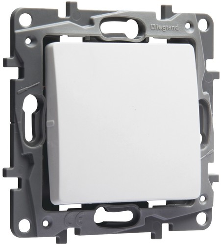 Legrand (BT) Niloe Kreuzschalter ultraweiß, Spreizkr. Legrand 664504