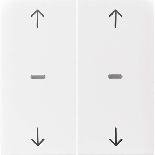 Berker Abdeckung Tastsensor-Modul 2-fach pws glänzend 80961389