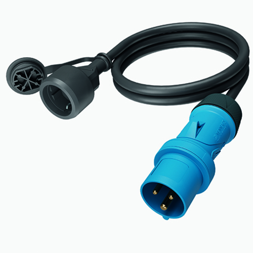 Mennekes Adapterleitung 0,3m Stecker 16A/SCHUKO 8005B