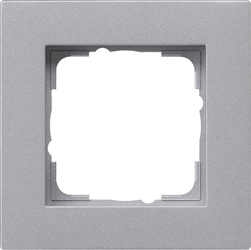 Gira Abdeckrahmen 1-fach ch aluminium 0211255