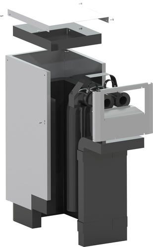 Bosch Thermotechnik Abdeckhaube Bodenanschluss lang, AW OR AHBA2