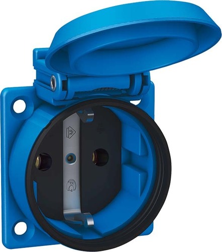 ABL GmbH Einbau-Steckdose blau, IP54 1561050 ABL GmbH Einbau-Steckdose blau, IP54 1561050