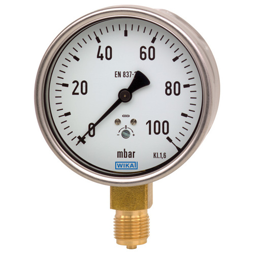 Wika Wiegand KapsFedMano 612.20.100 Cu 0..25mbar1/2NPTrue 9877776
