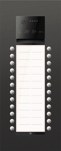 TCS Tür Control PES PRO IP Vid. Außenst. 24T UP R7016 AVU400224-0017 TCS Tür Control PES PRO IP Vid. Außenst. 24T UP R7016 AVU400224-0017