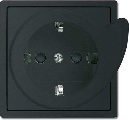 Busch-Jaeger Servicesteckdose schwarz matt 20 EUCBDR-885