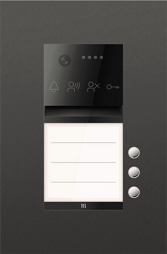 TCS Tür Control PES PRO Video Außenstat. 3T UP R7016 AVU600103-0017