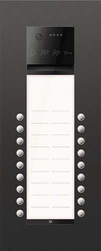 TCS Tür Control PES PRO Video Außenstat. 18T UP R7016 AVU600218-0017