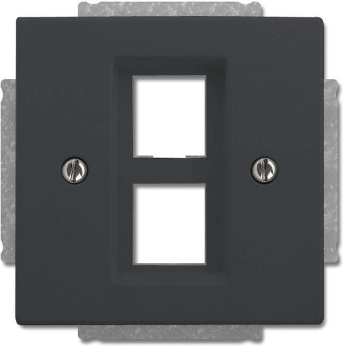 Busch-Jaeger Zentralscheibe anthrazit Abdeckung 2561-02-81