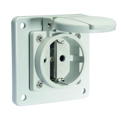 Bals Elektrotech. Schutzkontakt-Anbausteckdo 71106 Bals Elektrotech. Schutzkontakt-Anbausteckdo 71106