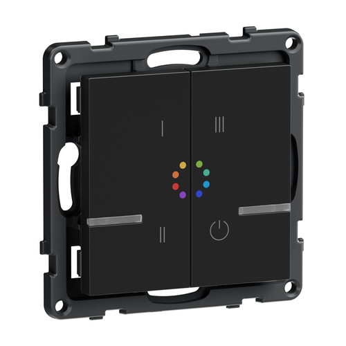 Legrand Seano m Netatmo Wandsender Farbe: Schwarz 765843