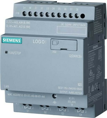 Siemens Indus.Sector LOGO! 12/24RCEO 6ED1052-2MD08-0BA1