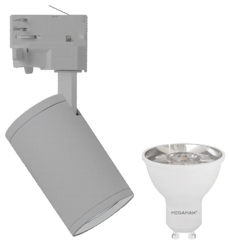 Megaman Stromschienenstrahler inkl. LED-PAR16, si MM78872