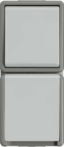 Siemens Dig.Industr. AP IP44 Kombination senkr. Wechsels./SCHUKO 5TA4826