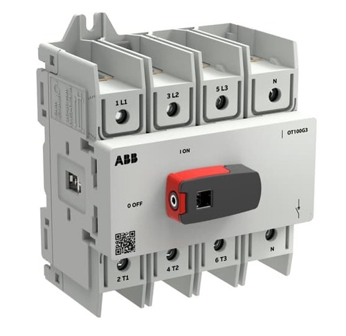 ABB Stotz S&J Lasttrennschalter OT+ 100 A,BG G3,4-polig OT100G3-4BSN2/32