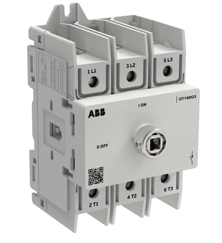 ABB Stotz S&J Lasttrennschalter OT+ 125 A,BG G3,3-polig OT125G3-3BSU/32