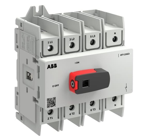 ABB Stotz S&J Lasttrennschalter OT+ 125 A,BG G3,4-polig OT125G3-4BSN2