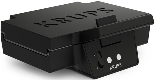 Krups Sandwich Maker black 3er form FDK461 sw/matt