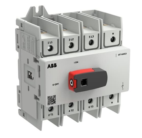 ABB Stotz S&J Lasttrennschalter OT+ 160A,BG G3,4-polig OT160G3-4BSN2