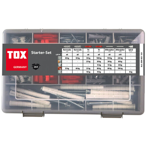 TOX-Dübel-Techn. Standardsortiment Starter Set TOX-Dübel-Techn. Standardsortiment Starter Set