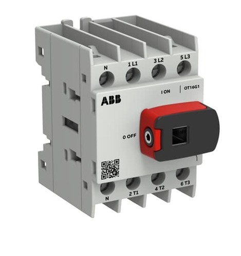 ABB Stotz S&J Lasttrennschalter OT+ 16 A,BG G1,4-polig OT16G1-4BSN1