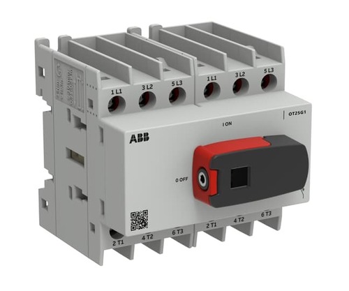 ABB Stotz S&J Lasttrennschalter OT+ 25 A,BG G1,6-polig OT25G1-6BS