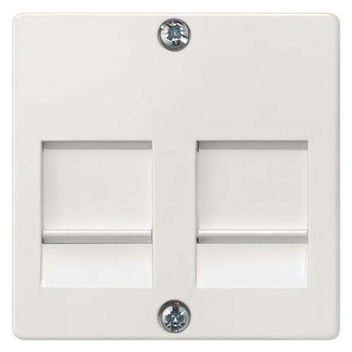 Siemens Dig.Industr. i-syst Abdeckplatte tws Mod Jack m.Schriftf. 5TG2056