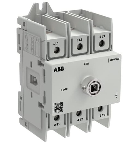 ABB Stotz S&J Lasttrennschalter OT+ 60 A,BG G3,3-polig OT60G3-3BSU/32 ABB Stotz S&J Lasttrennschalter OT+ 60 A,BG G3,3-polig OT60G3-3BSU/32