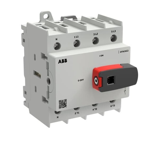 ABB Stotz S&J Lasttrennschalter OT+ 63 A,BG G2,4-polig OT63G2-4BSN1 ABB Stotz S&J Lasttrennschalter OT+ 63 A,BG G2,4-polig OT63G2-4BSN1