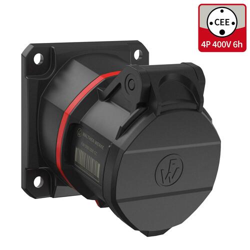Walther Werke CEE NEO Anbaudose schräg 16A 4P 6h IP54 FW511406CC Walther Werke CEE NEO Anbaudose schräg 16A 4P 6h IP54 FW511406CC