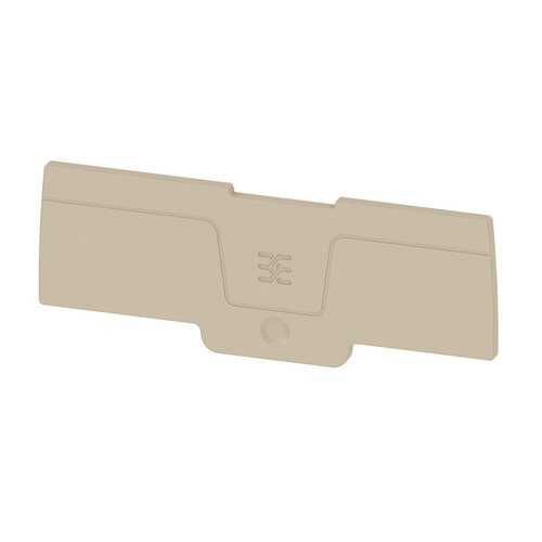 Weidmüller Abschlussplatte 2mm dunkelbeige SEP 4C 4 Weidmüller Abschlussplatte 2mm dunkelbeige SEP 4C 4