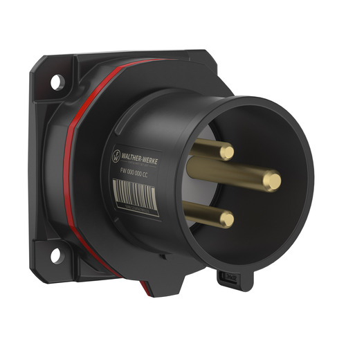 Walther Werke CEE NEO Anbaugerätestecker gerade 32A 3P 9h FW630309CC