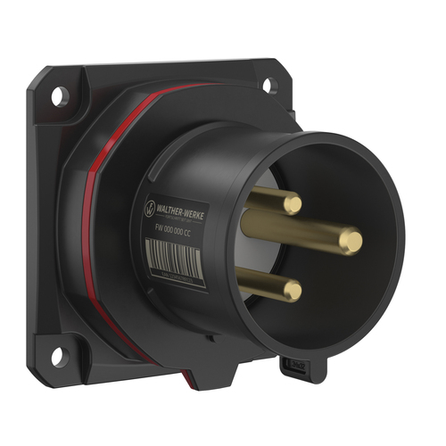 Walther Werke CEE NEO Anbaugerätestecker gerade 32A 3P 9h FW631309CC