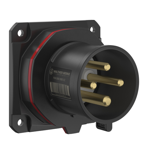 Walther Werke CEE NEO Anbaugerätestecker gerade 32A 4P 6h FW631406CC