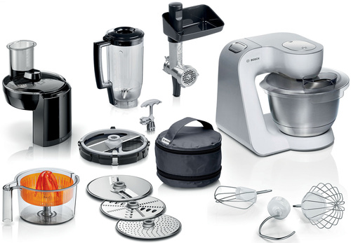 Bosch SDA Küchenmaschine Express Serie 4 MUM58251 weiß/si Bosch SDA Küchenmaschine Express Serie 4 MUM58251 weiß/si