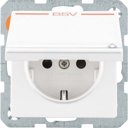 Berker Steckdose Schuko Aufd.BSV,Q.x or samt 47526099