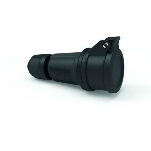 Bals Elektrotech. Schutzkontakt-Kupplung 16A 250V IP54 schwarz Ki 748809-1