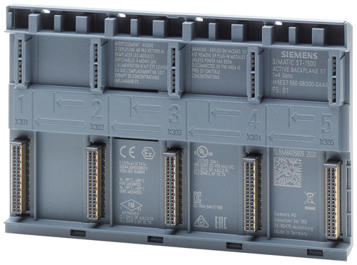 Siemens Dig.Industr. SIMATIC S7-1500 Active Backplane ST 1+4 Slo 6ES7590-0BD00-0AA0