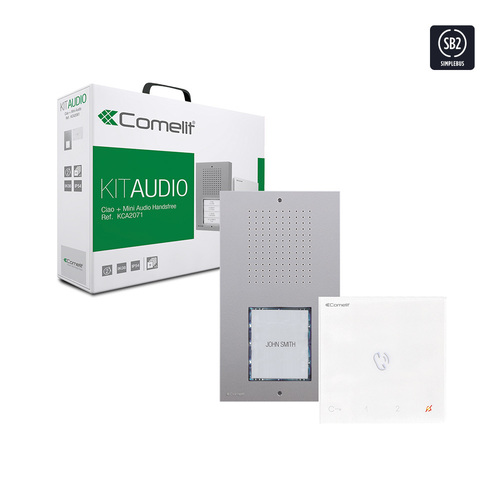 Comelit Group Einfamilienhauskit Ciao Mini HF Audio, SB2 KCA2071B Comelit Group Einfamilienhauskit Ciao Mini HF Audio, SB2 KCA2071B