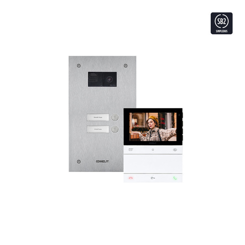 Comelit Group Zweifamilienhauskit Switch, Logos, SB2 KVS2002LS Comelit Group Zweifamilienhauskit Switch, Logos, SB2 KVS2002LS