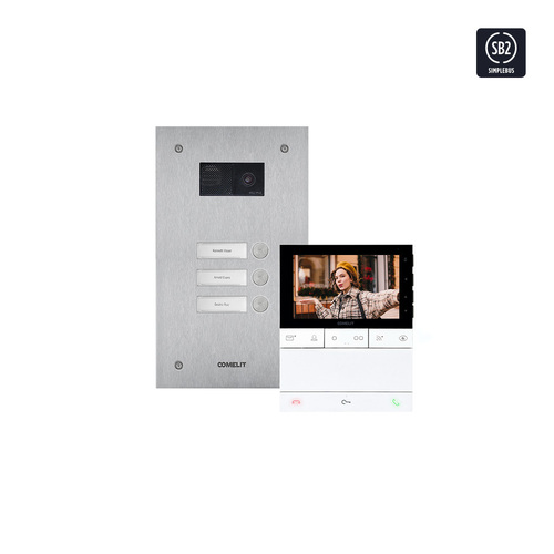 Comelit Group Dreifamilienhauskit Switch Logos WiFi KVS2013LS Comelit Group Dreifamilienhauskit Switch Logos WiFi KVS2013LS