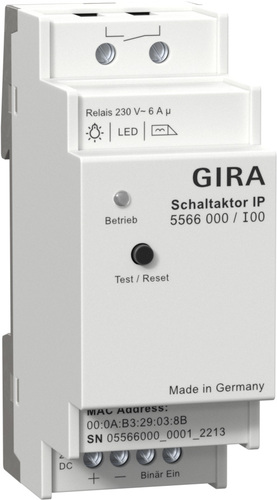 Gira Schaltaktor IP 5566000 Gira Schaltaktor IP 5566000