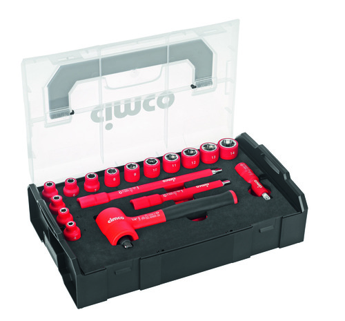 Cimco Werkzeuge VDE Steckschlüsselset "17-ltlg.1/4""" 112819 Cimco Werkzeuge VDE Steckschlüsselset "17-ltlg.1/4""" 112819