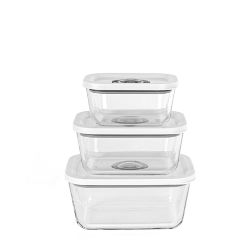 Rommelsbacher Vakuum-Behälterset Glas (3-ER SET) VCG 1 Rommelsbacher Vakuum-Behälterset Glas (3-ER SET) VCG 1
