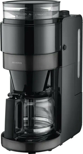 Severin Filterkaffeeautomat mit Mahlwerk KA 4830 sw-Dark Inox Severin Filterkaffeeautomat mit Mahlwerk KA 4830 sw-Dark Inox