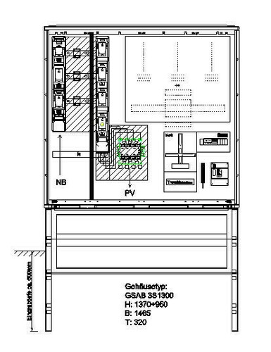 GSAB Elektrotechnik Wandlermessung Thüringen 250A 01.W250.NH4-AR-01