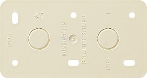 Gira Montageplatte 2-fach cws AP 008013
